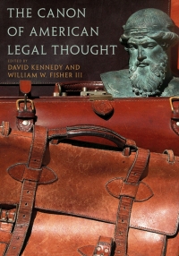 Omslagafbeelding: The Canon of American Legal Thought 9780691120010