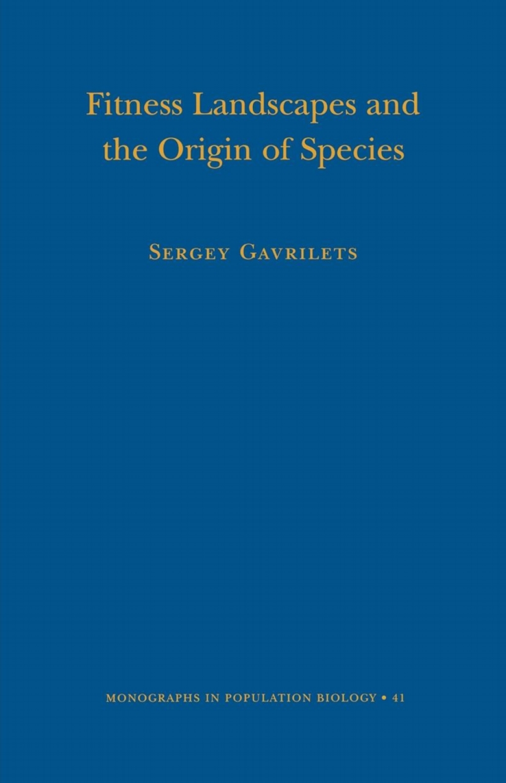 Fitness Landscapes and the Origin of Species