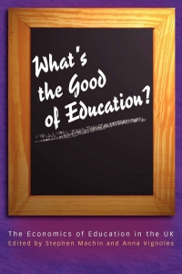 Cover image: What's the Good of Education? 9780691117348