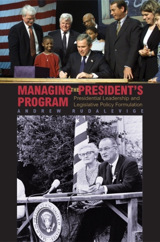 Cover image: Managing the President's Program 9780691095011