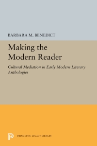 Cover image: Making the Modern Reader 9780691025780