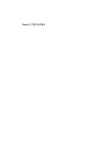 صورة الغلاف: Seneca's Troades 9780691035611