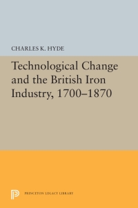Imagen de portada: Technological Change and the British Iron Industry, 1700-1870 9780691656342