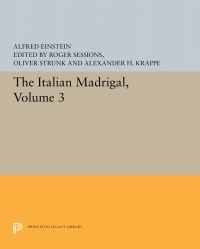 Omslagafbeelding: The Italian Madrigal 9780691200736