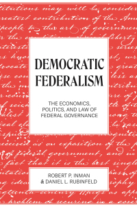 Imagen de portada: Democratic Federalism 9780691202129