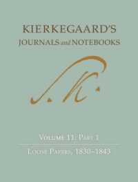 Cover image: Kierkegaard's Journals and Notebooks, Volume 11, Part 2 9780691197302