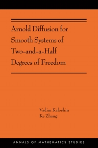 Cover image: Arnold Diffusion for Smooth Systems of Two and a Half Degrees of Freedom 9780691202532