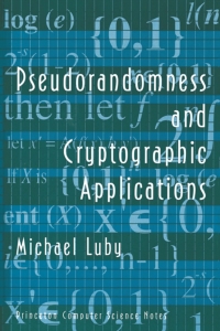 صورة الغلاف: Pseudorandomness and Cryptographic Applications 9780691025469