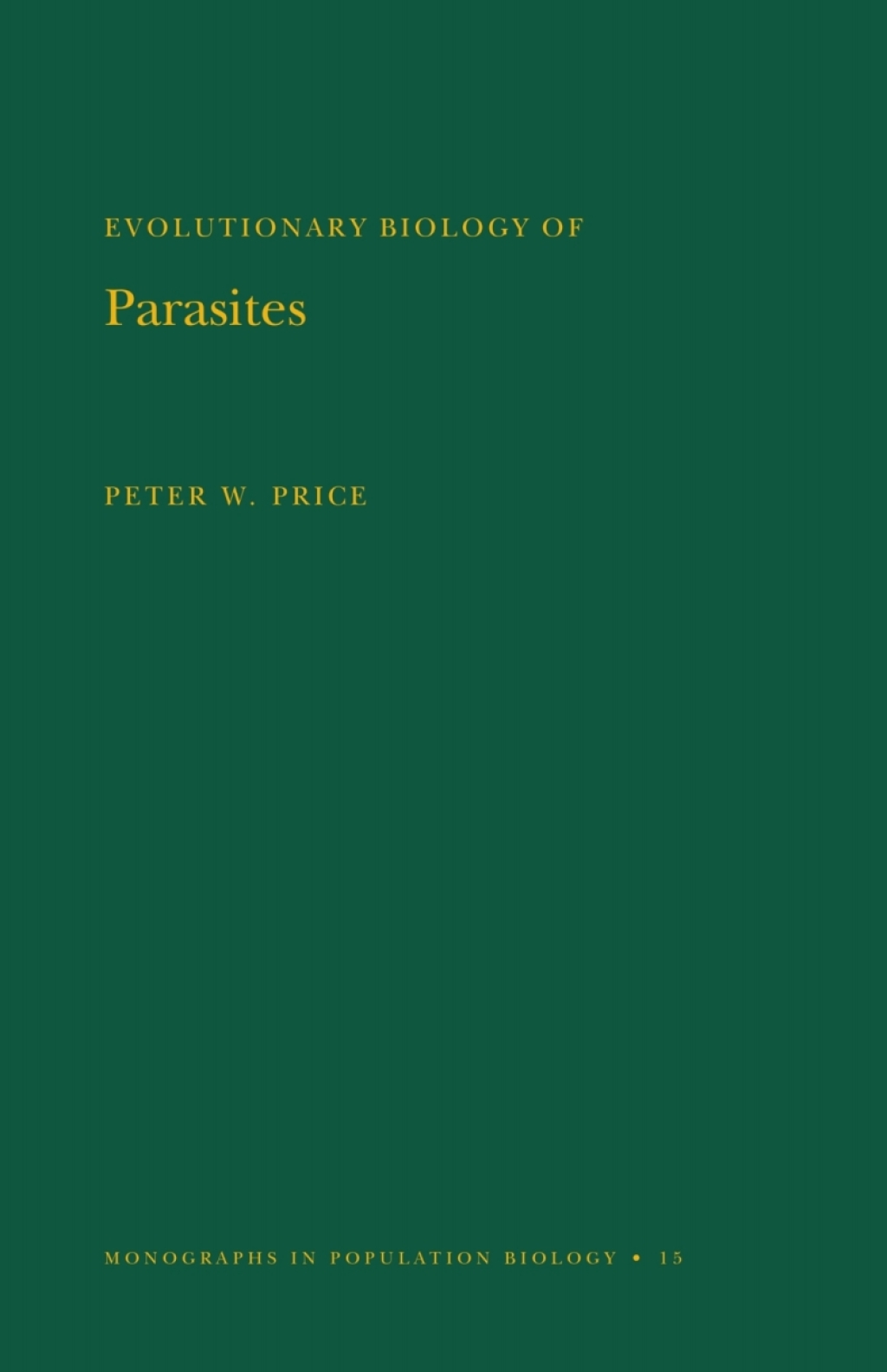 Evolutionary Biology of Parasites