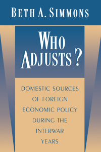 Cover image: Who Adjusts? 9780691086415