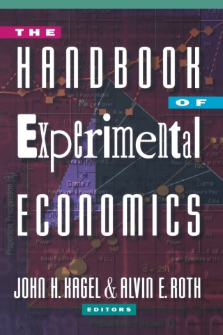 Cover image: The Handbook of Experimental Economics 1st edition 9780691042909