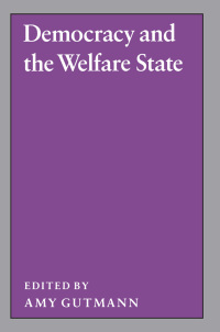 Imagen de portada: Democracy and the Welfare State 1st edition 9780691077567