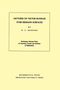 Immagine di copertina: Lectures on Vector Bundles over Riemann Surfaces. (MN-6), Volume 6 9780691079981