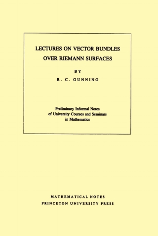 Imagen de portada: Lectures on Vector Bundles over Riemann Surfaces 9780691079981