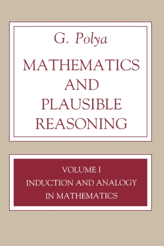 Cover image: Mathematics and Plausible Reasoning, Volume 1 9780691080055