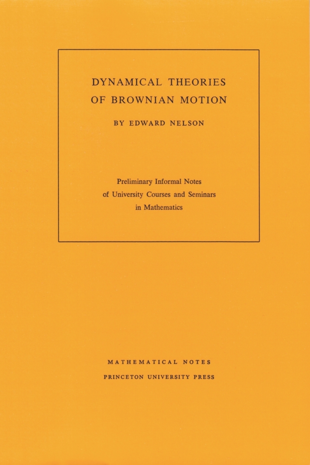 Dynamical Theories of Brownian Motion