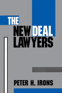 Omslagafbeelding: The New Deal Lawyers 9780691000824