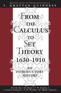 Cover image: From the Calculus to Set Theory 1630-1910 1st edition 9780691070827