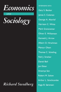 Cover image: Economics and Sociology 9780691042480