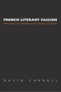 Imagen de portada: French Literary Fascism 9780691037233