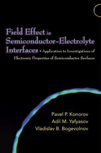 Imagen de portada: Field Effect in Semiconductor-Electrolyte Interfaces 9780691121765