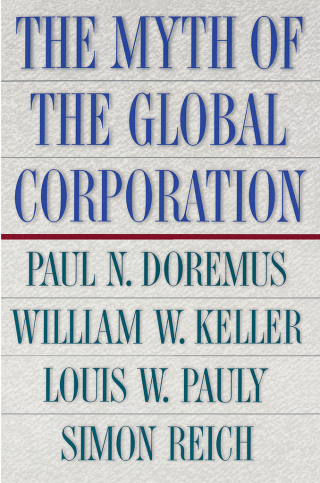 Imagen de portada: The Myth of the Global Corporation 9780691010076