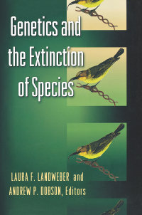 Imagen de portada: Genetics and the Extinction of Species 1st edition 9780691009704