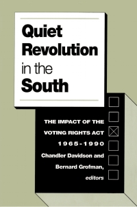 Imagen de portada: Quiet Revolution in the South 9780691021089