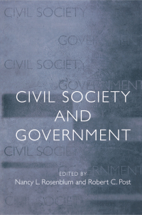 Cover image: Civil Society and Government 9780691088013