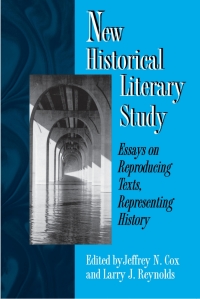 Cover image: New Historical Literary Study 9780691015460