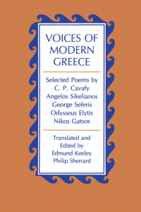 Omslagafbeelding: Voices of Modern Greece 9780691013824