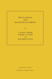Cover image: The Classical and Quantum 6j-symbols. (MN-43), Volume 43 9780691027302