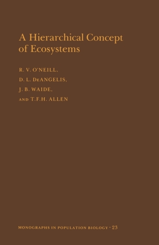 表紙画像: A Hierarchical Concept of Ecosystems 9780691084367
