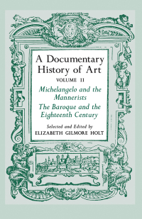 Imagen de portada: A Documentary History of Art, Volume 2 9780691039978