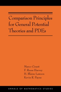 Cover image: Comparison Principles for General Potential Theories and PDEs 9780691243627