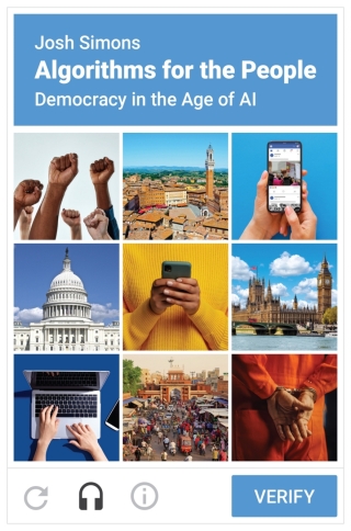 Cover image: Algorithms for the People 9780691244006