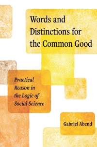 Cover image: Words and Distinctions for the Common Good 9780691247052