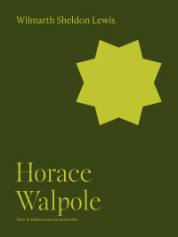 Cover image: Horace Walpole 9780691252063