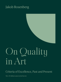 Cover image: On Quality in Art 9780691252148