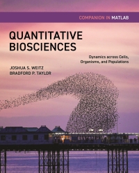 Immagine di copertina: Quantitative Biosciences Companion in MATLAB 9780691255682