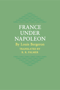 Immagine di copertina: France under Napoleon 1st edition 9780691007892