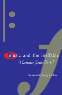 Imagen de portada: Music and the Ineffable 9780691090474