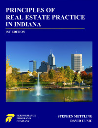 Cover image: Principles of Real Estate Practice in Indiana 1st edition 9780692747032