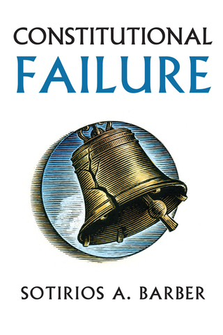 Imagen de portada: Constitutional Failure 9780700620074