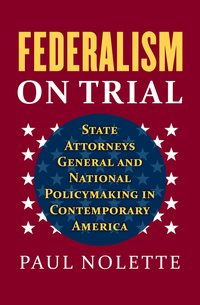 Cover image: Federalism on Trial 9780700620890