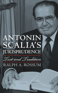 Cover image: Antonin Scalia's Jurisprudence 9780700623501