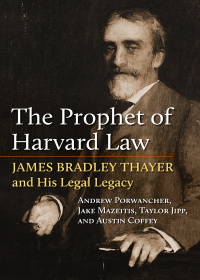 صورة الغلاف: The Prophet of Harvard Law 9780700633593