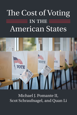 Imagen de portada: The Cost of Voting in the American States 9780700635917