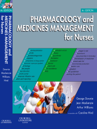 Cover image: Pharmacology and Medicines Management for Nurses 4th edition 9780443103315