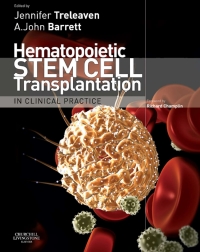 Imagen de portada: Hematopoietic Stem Cell Transplantation in Clinical Practice 9780443101472
